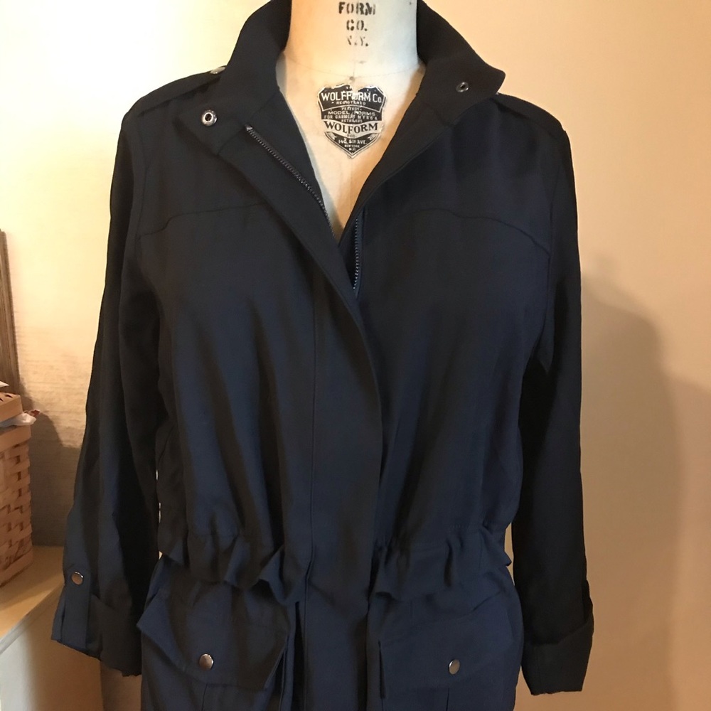 Apt 9 Black Anorak Jacket Casual Career M
